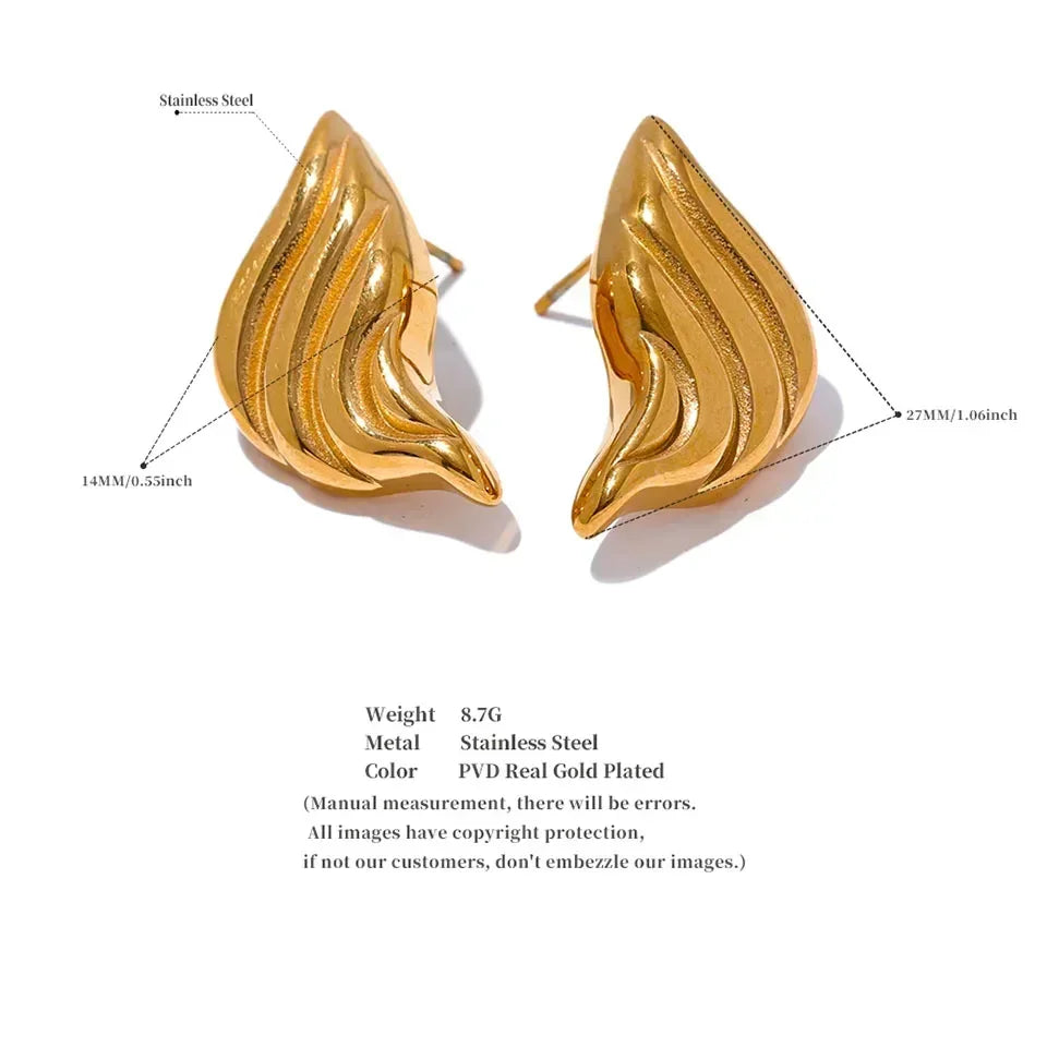 Chic Stripe Daily Studs - TM & Co. Jewels