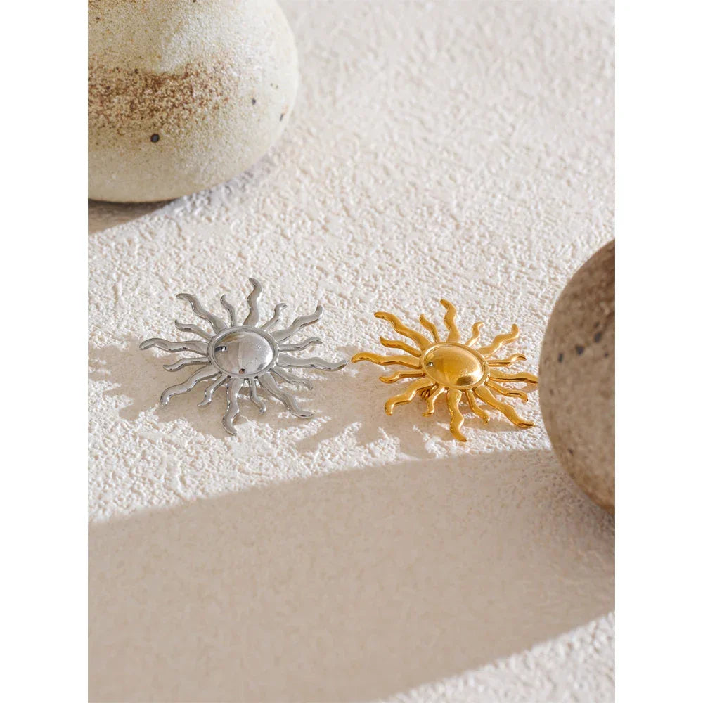 Sunburst Charm Pin