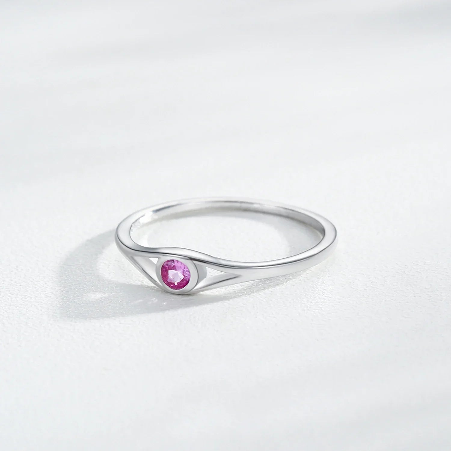 Ruby Bliss Silver Ring - TM & Co. Jewels