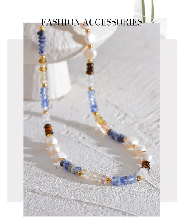 Azure Pearl Tapestry - TM & CO. JEWELS 