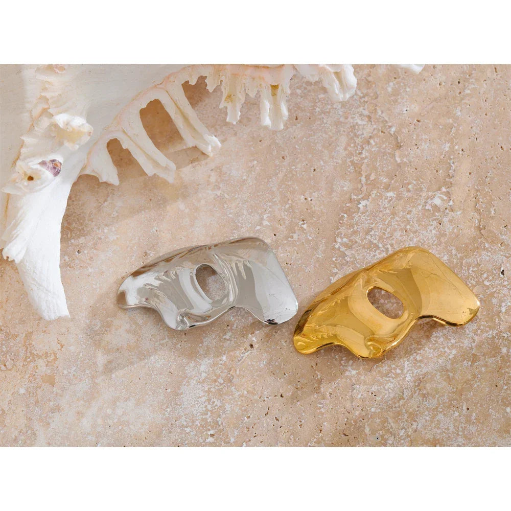 Abstract Visage Brooch