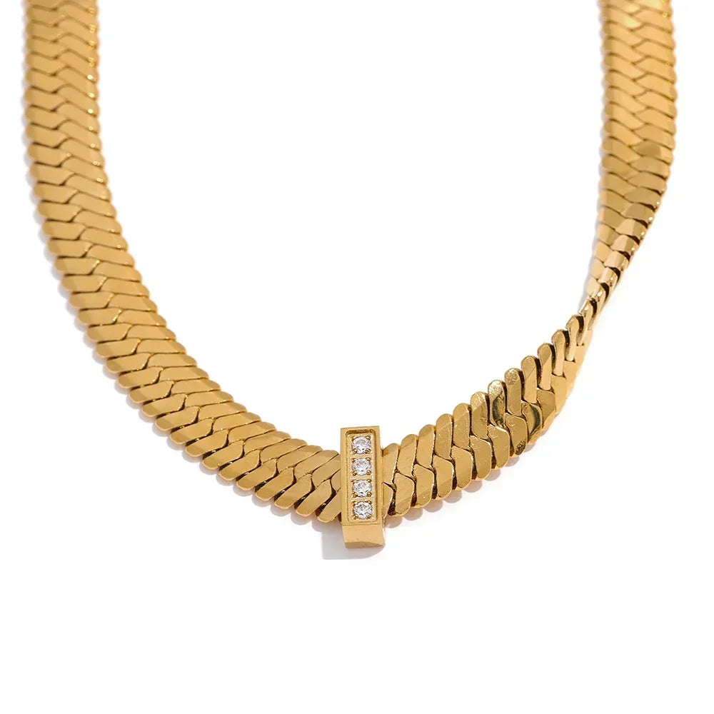 Serpent Glow Necklace - TM & Co. Jewels