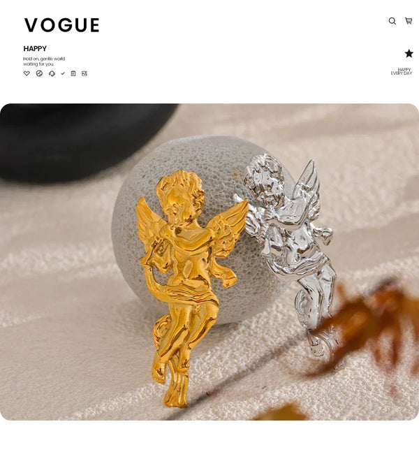 Angelic Trumpet Pin - TM & CO. JEWELS 