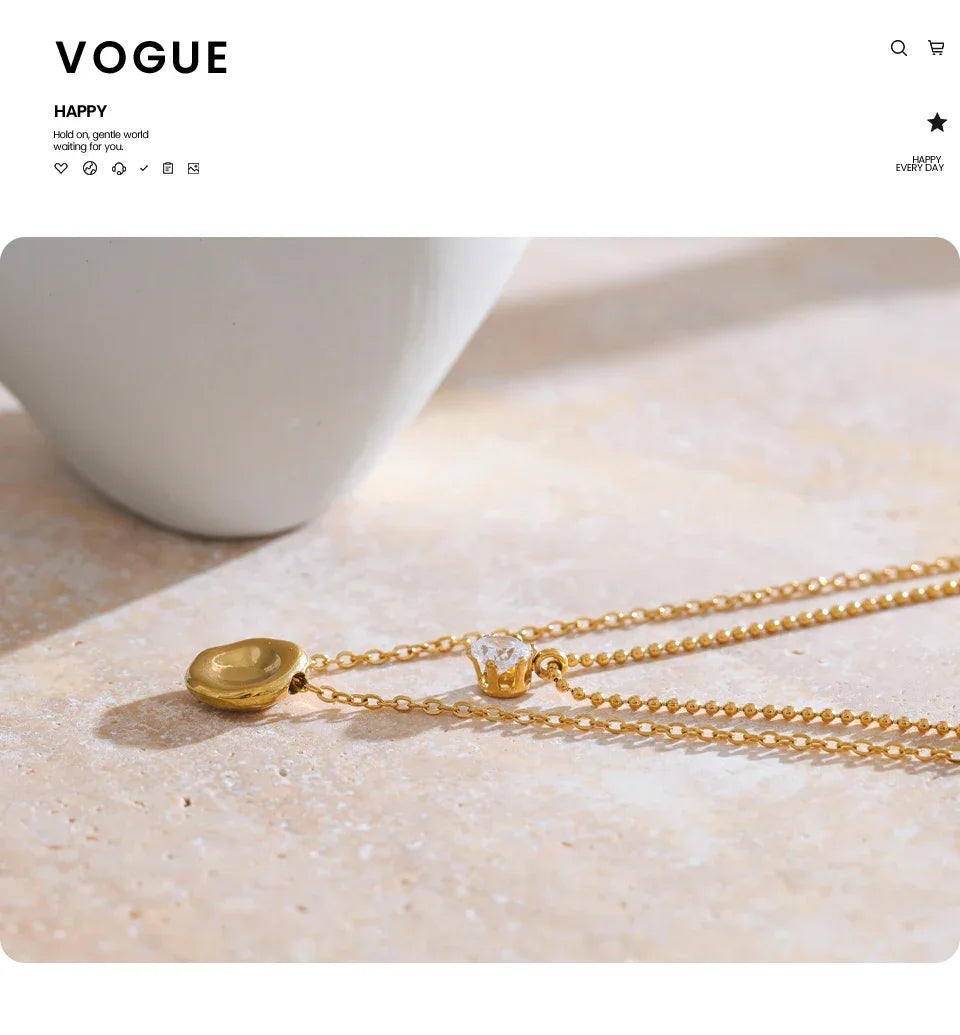 Timeless Duo Necklace - TM & Co. Jewels