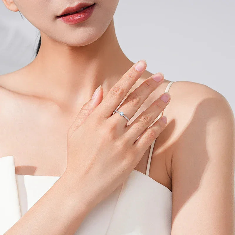 Ocean Glow Zirconia Ring - TM & Co. Jewels