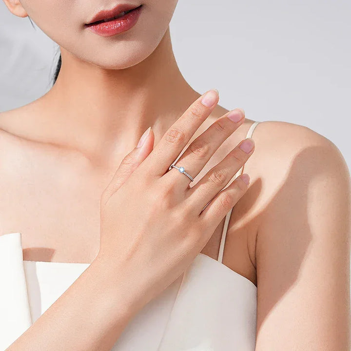 Ocean Glow Zirconia Ring - TM & Co. Jewels