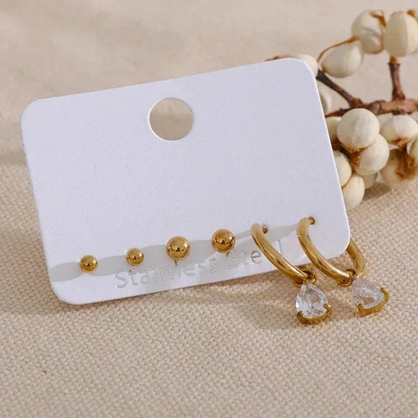 Crystal Rain Earrings - TM & CO. JEWELS 