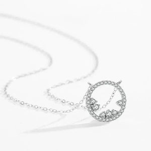 Aurora Circle Pendant - TM & CO. JEWELS 