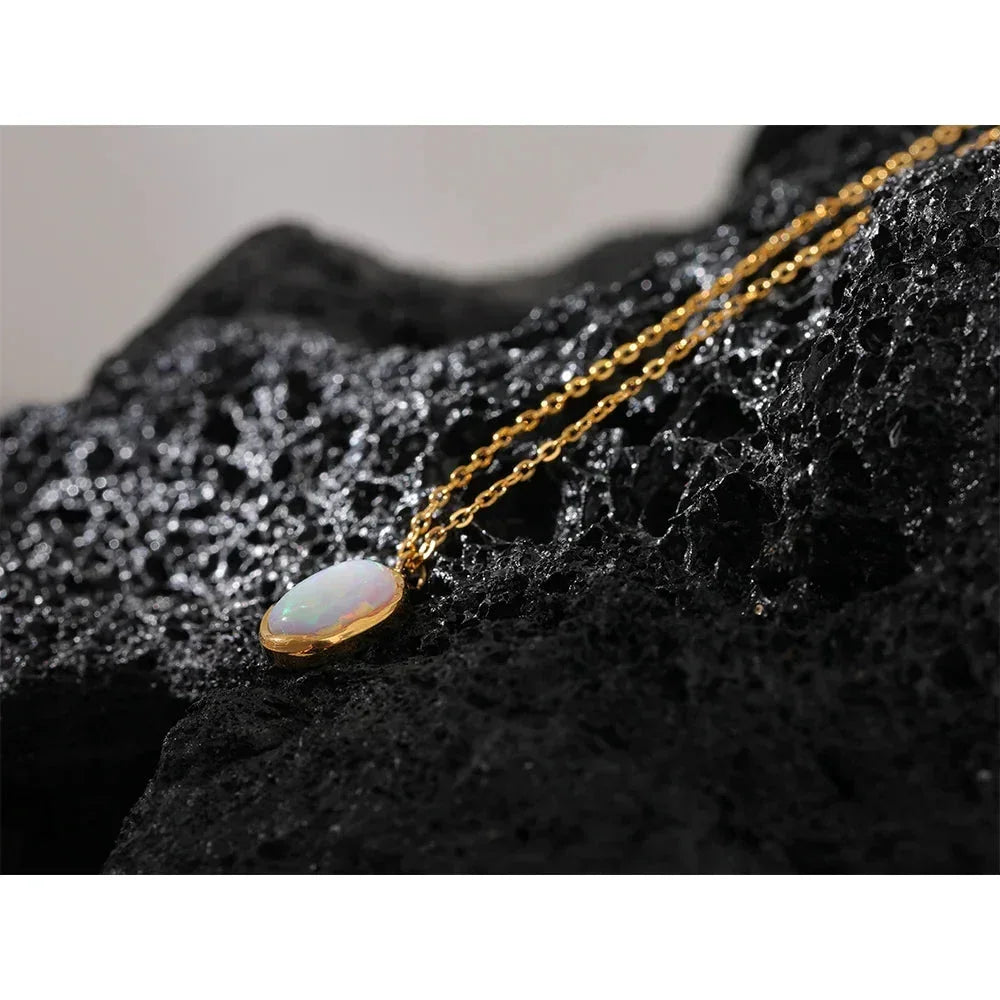 Chic Opal Harmony Necklace - TM & Co. Jewels