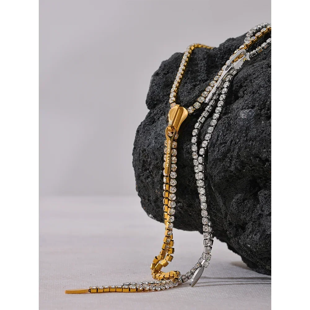 Prestige Link Stainless Cubic Elegance - TM & Co. Jewels