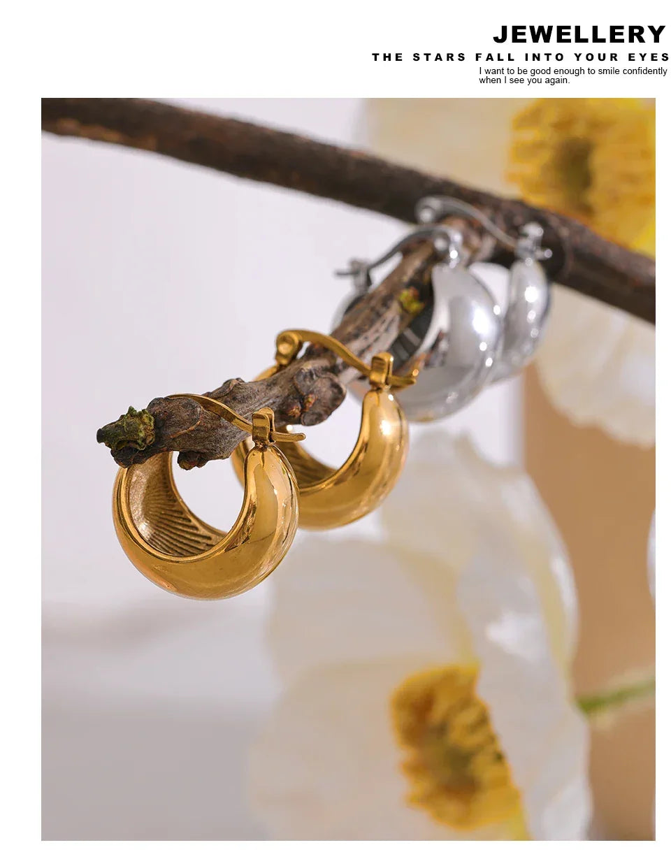 Urban Sparkle Minimalist Hoops - TM & Co. Jewels