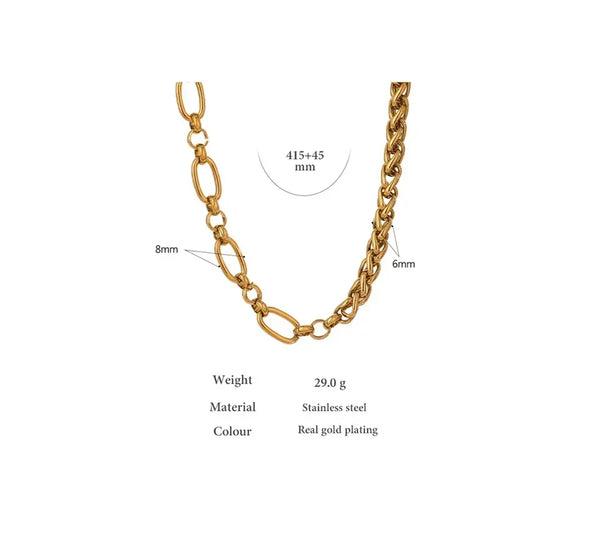 Gleaming ChunkAura Necklace - TM & Co. Jewels