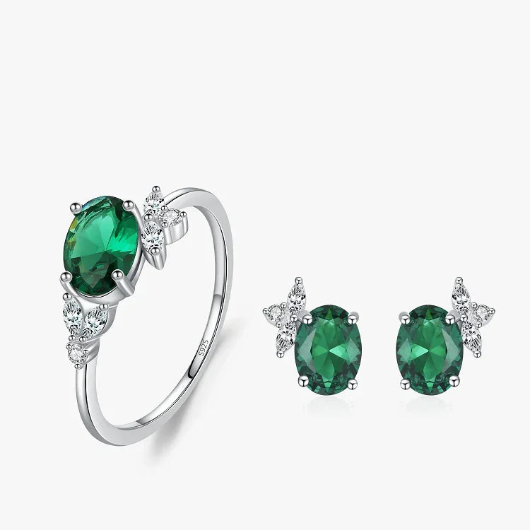 Mystic Emerald Jewelry Set - TM & Co. Jewels
