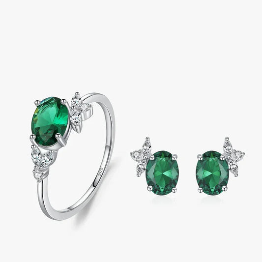 Mystic Emerald Jewelry Set - TM & Co. Jewels