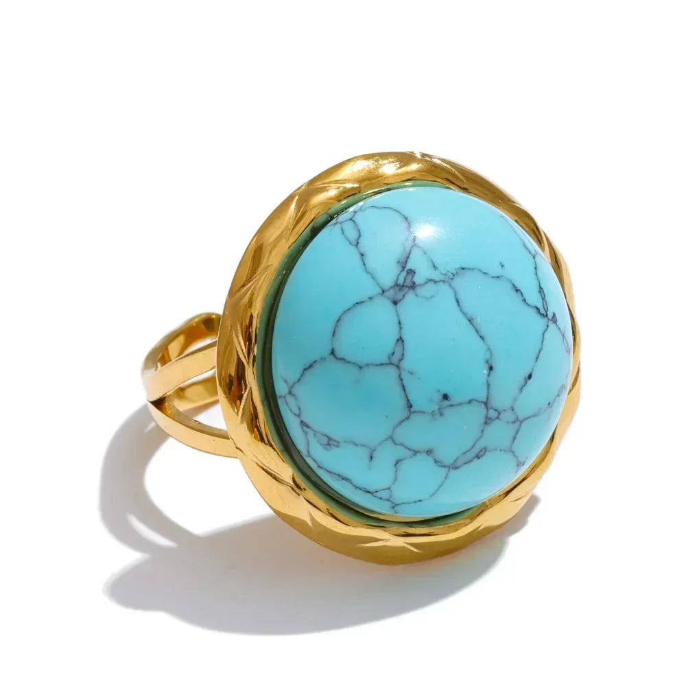 Turquoise Geometry Vintage Jewelry Set