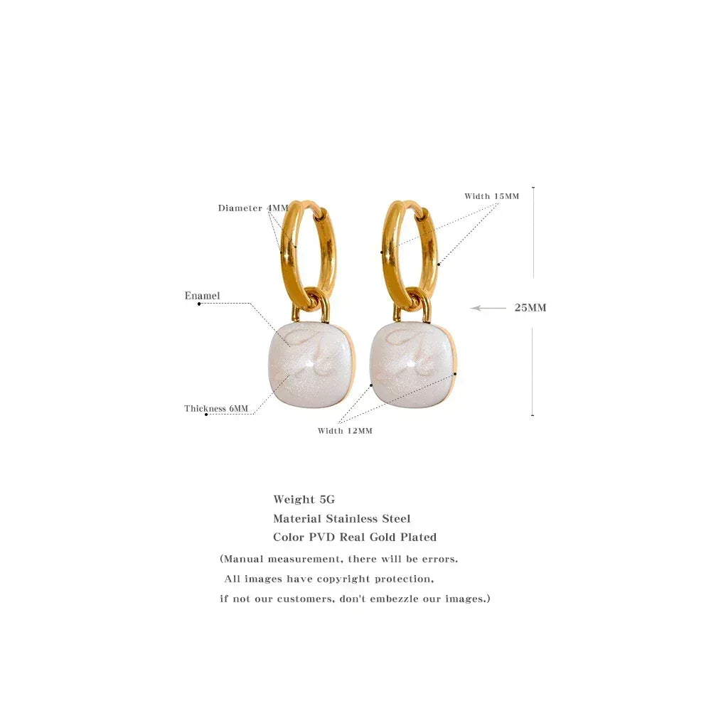 Cleo Cube Hoops - TM & Co. Jewels