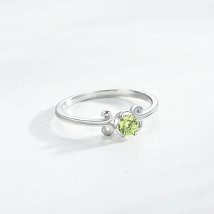 Mint Blossom Silver Ring - TM & Co. Jewels