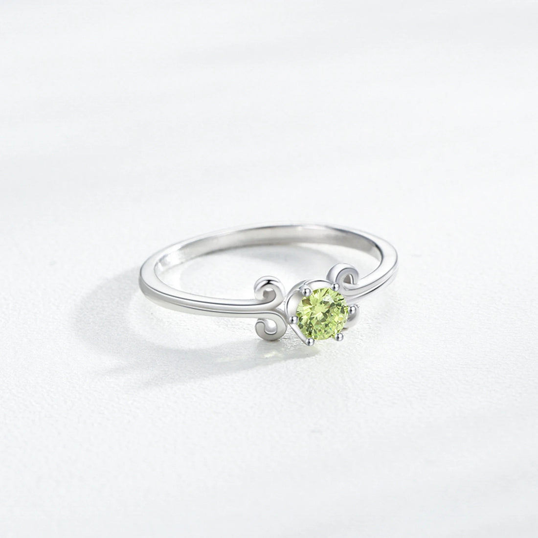 Mint Blossom Silver Ring