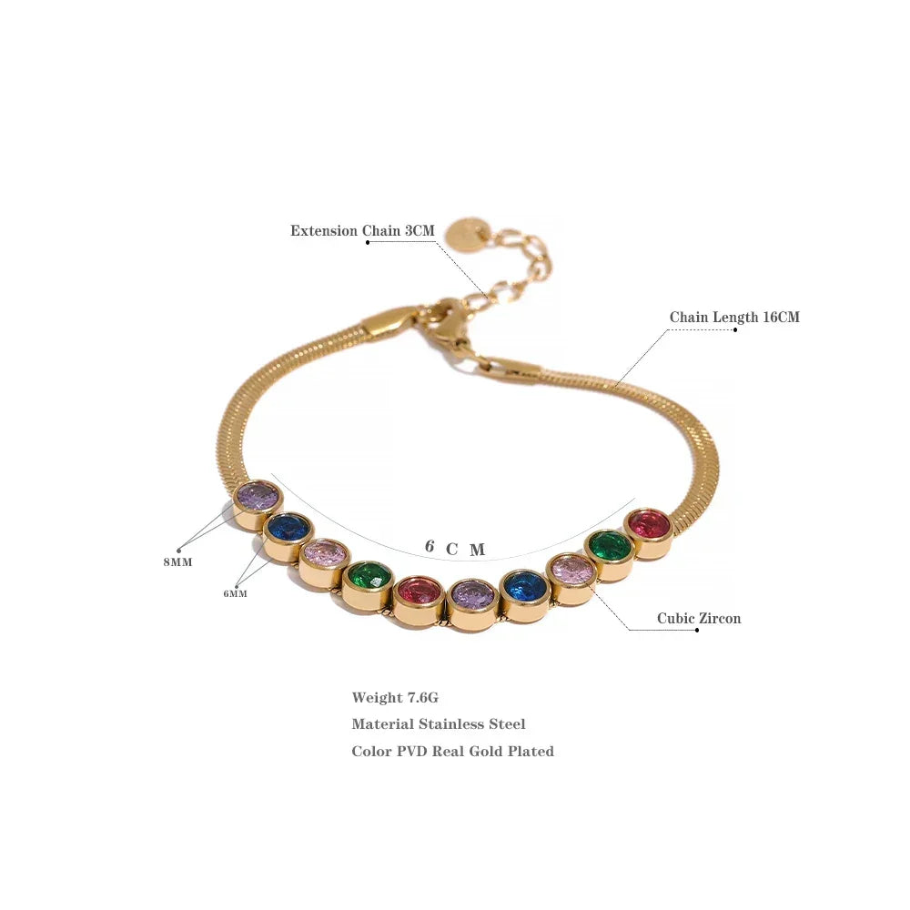 Prism Glow Cubic Bracelet - TM & Co. Jewels