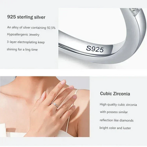 Ocean Glow Zirconia Ring - TM & Co. Jewels