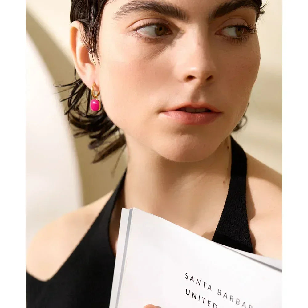 Cleo Cube Hoops - TM & Co. Jewels