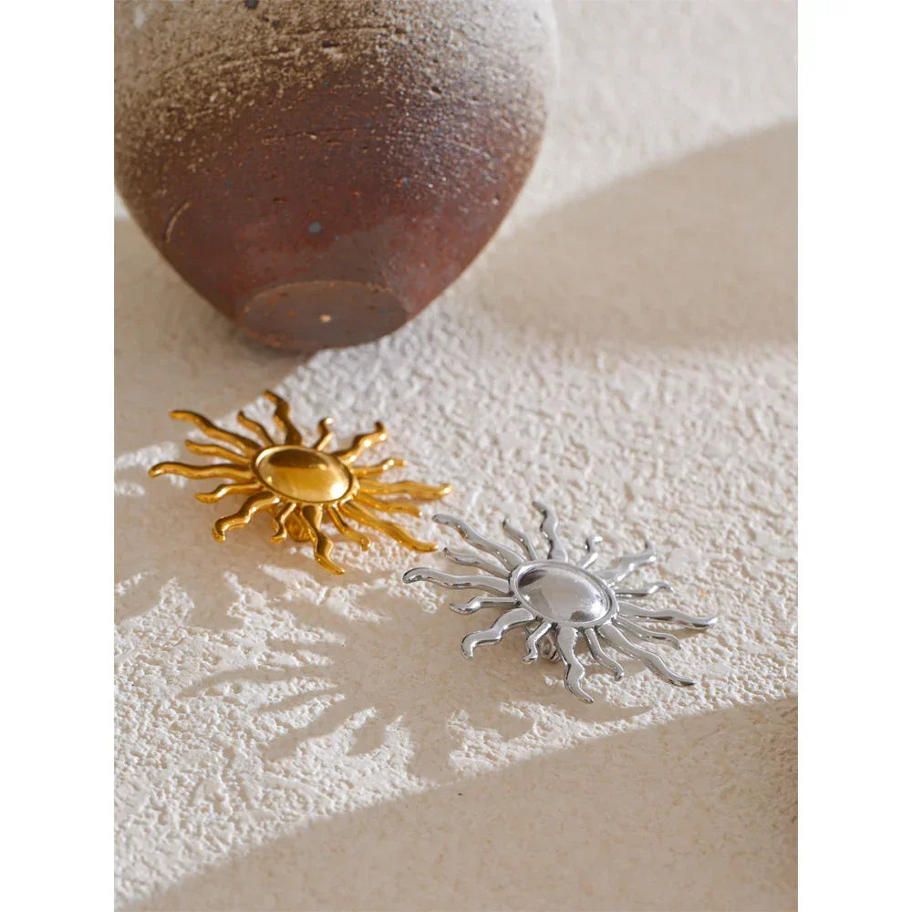 Sunburst Charm Pin