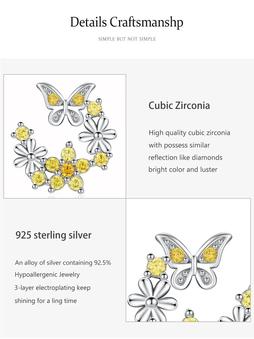 Sunlit Blossom Earrings - TM & Co. Jewels