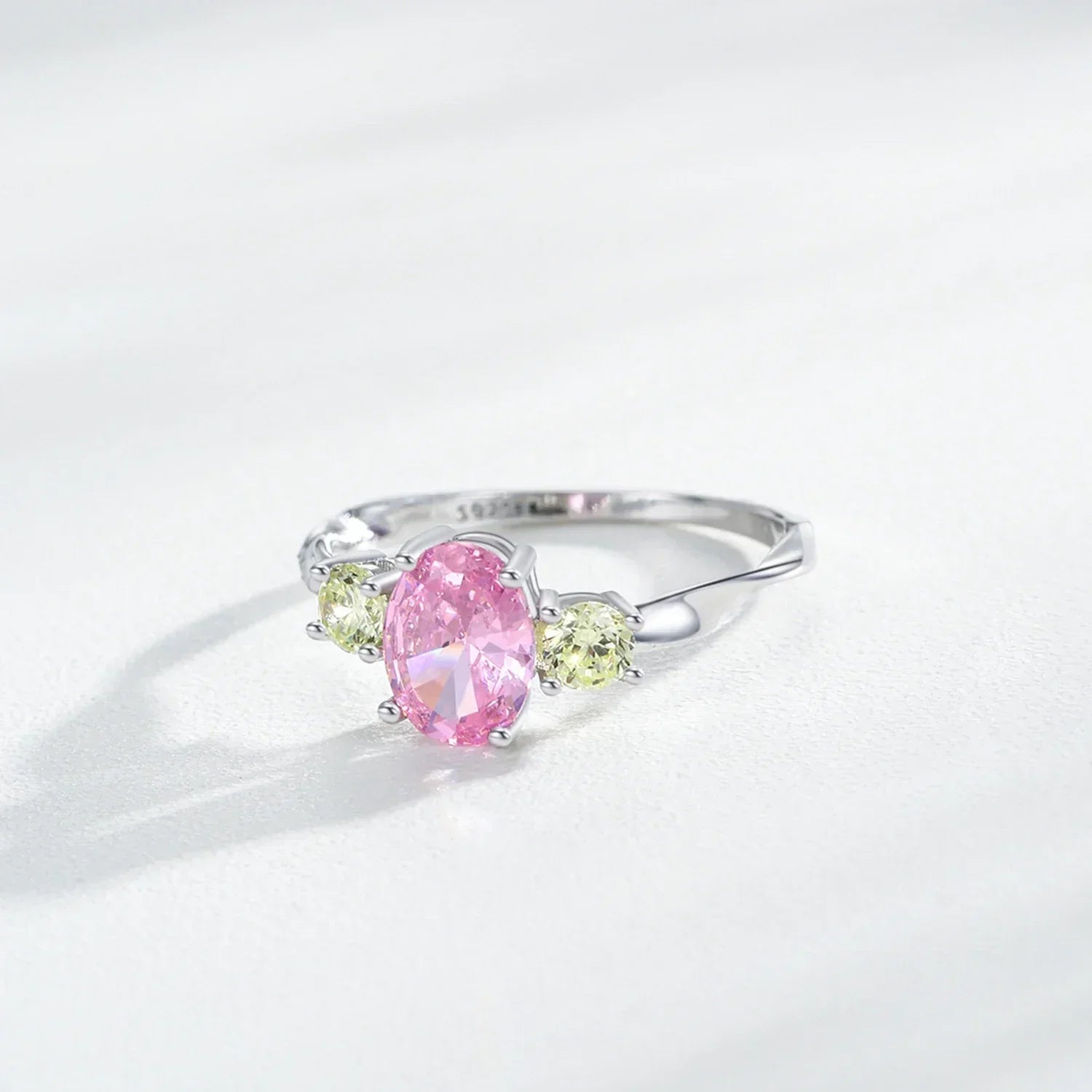 Emerald Rose Zirconia Ring - TM & Co. Jewels