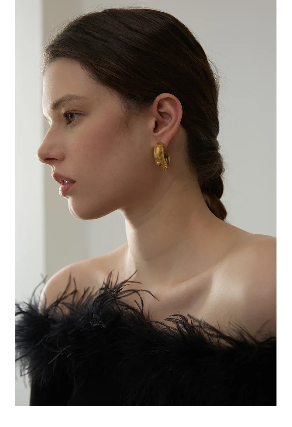 Eternal Edge Stainless Hoops - TM & Co. Jewels