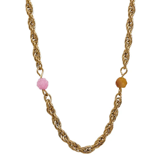 Sophia's Harmony Gemstone Collar - TM & Co. Jewels