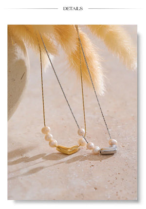 Adore Pearl Heart Pendant - TM & CO. JEWELS 