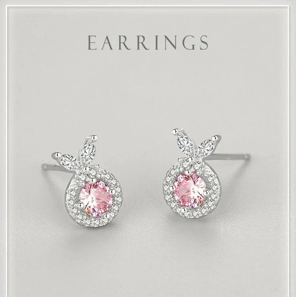 Rosy Glow Earrings - TM & Co. Jewels