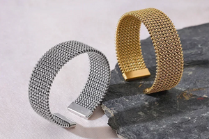 Aqua Flow Statement Steel Bangle - TM & CO. JEWELS 