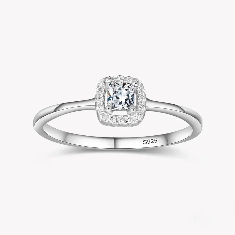 Luxury Square Zircon Ring - TM & Co. Jewels