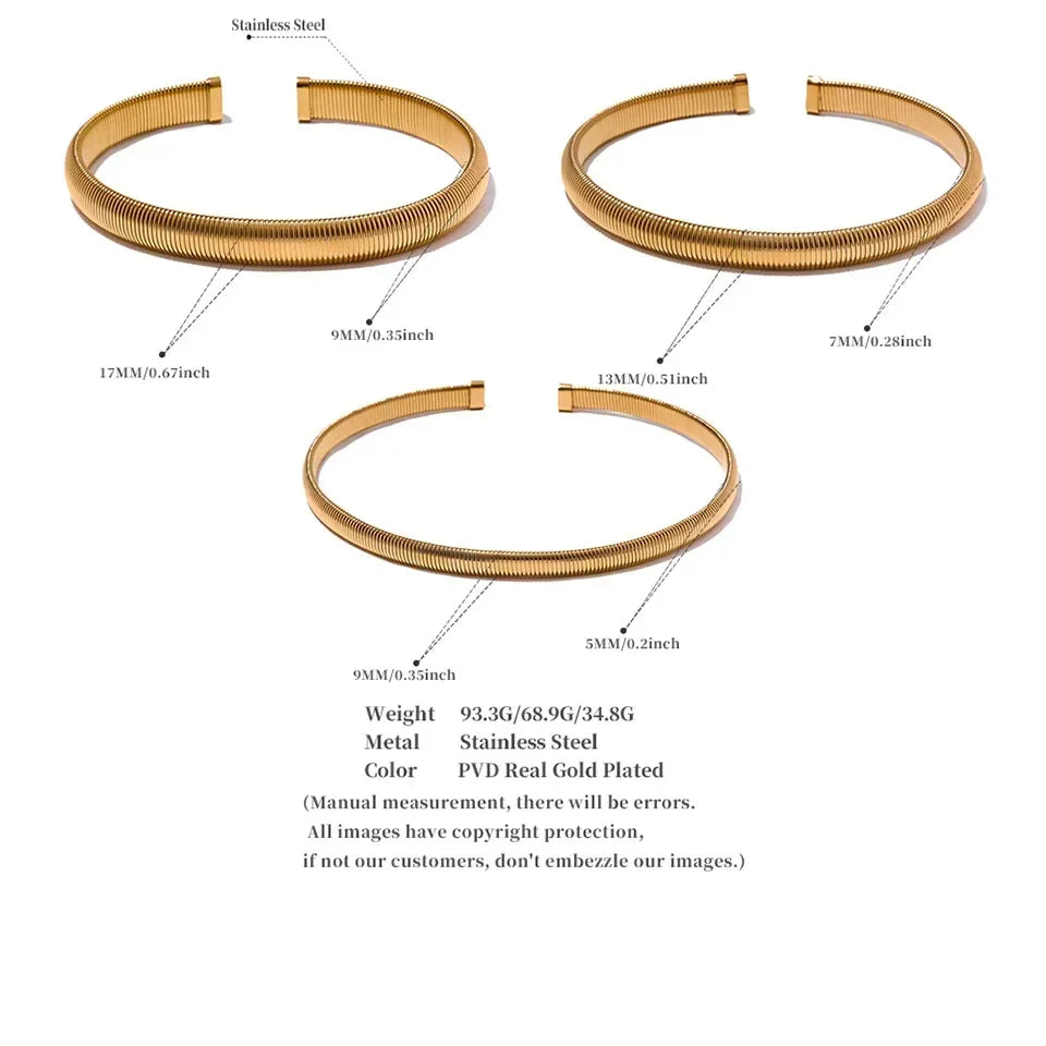 Eternal Elegance Thick Elastic Torque - TM & Co. Jewels