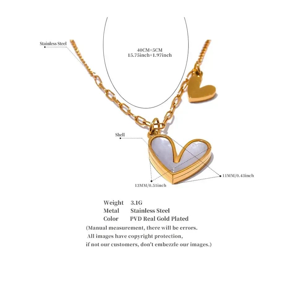 Crimson Glow Heart Pendant - TM & Co. Jewels