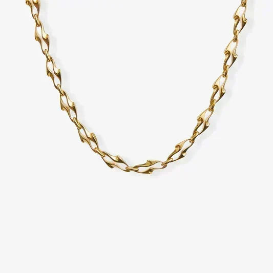 quality-crafted-pvd-18k-gold-modern-necklace - TM & CO. JEWELS 