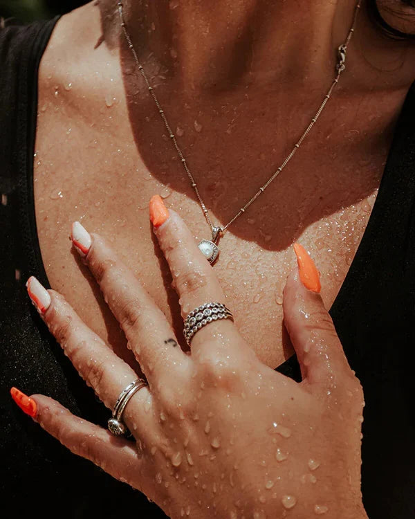 Water-resistant, durable gold rings and lifestyle jewelry designed for everyday elegance and an active lifestyle.