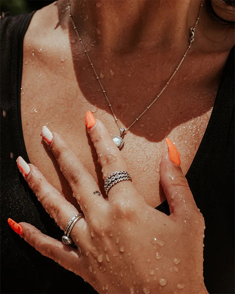 Water-resistant, durable gold rings and lifestyle jewelry designed for everyday elegance and an active lifestyle.